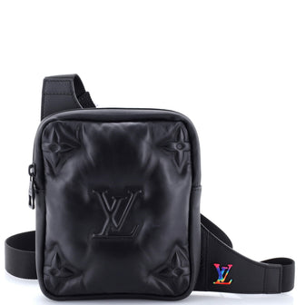 Louis Vuitton A4 Asymmetrical Sling Bag Monogram Puffer Lambskin