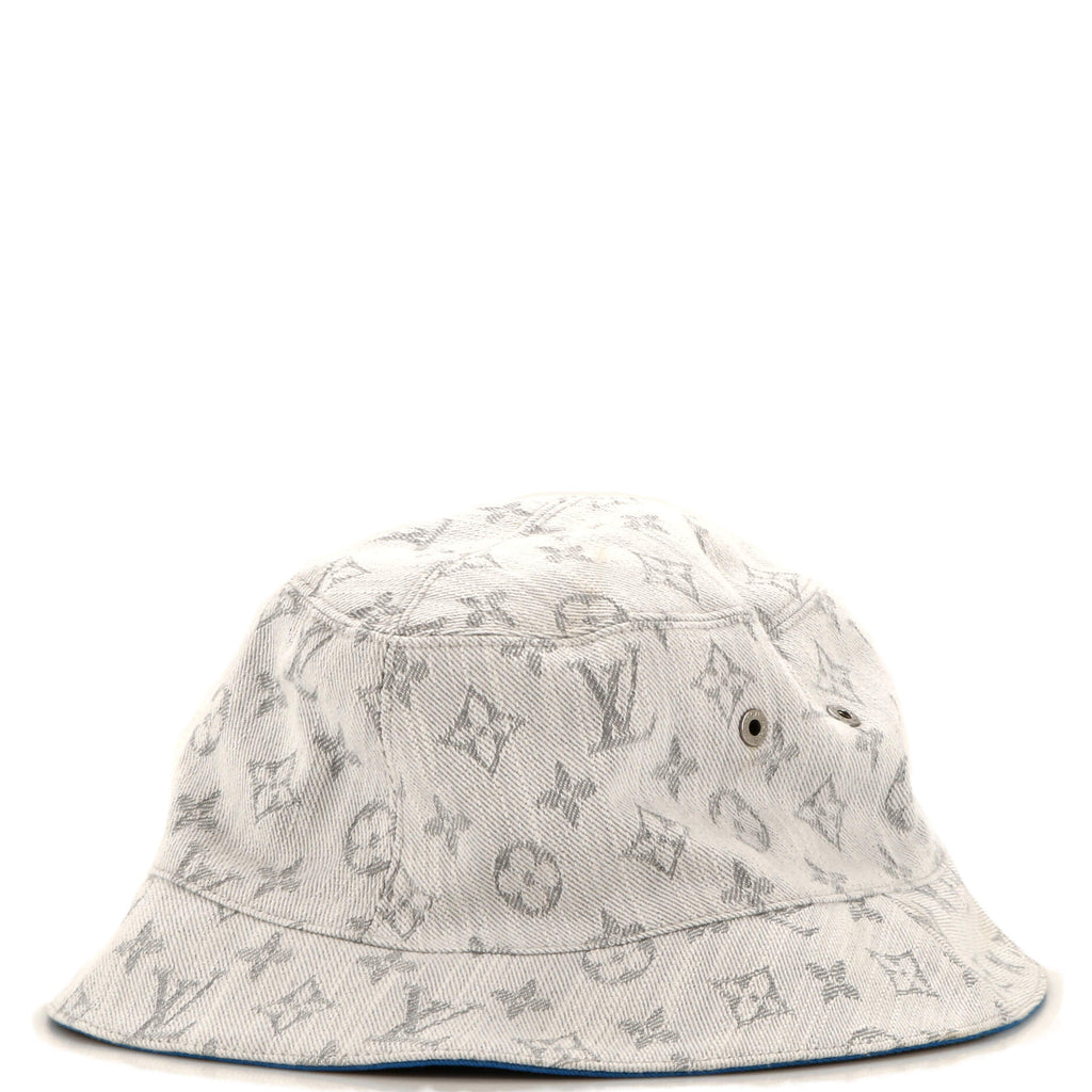Rcj Off White Bucket Hat Sale Reversible Bucket Denim Louis