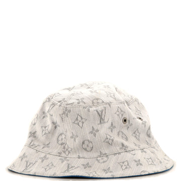Louis Vuitton Essential Reversible Bucket Hat Monogram Denim