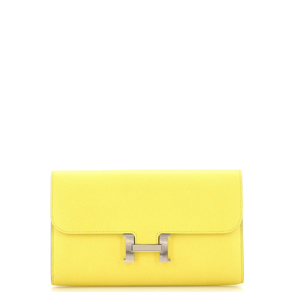 Constance Wallet Epsom Long / yellow