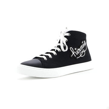 Hermes Women's Illico Highcut Sneakers Canvas