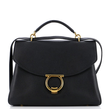 Salvatore Ferragamo Margot Satchel Leather Large