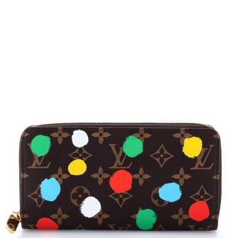 Louis Vuitton Zippy Wallet Yayoi Kusama Painted Dots Monogram Canvas