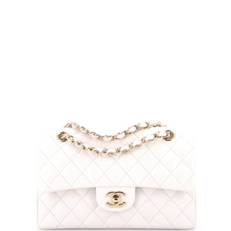 Chanel Classic Double Flap Bag Quilted Caviar Small