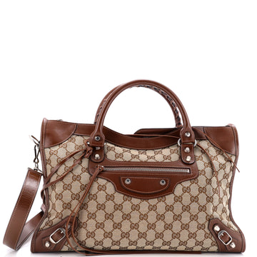 Gucci x Balenciaga The Hacker Project Neo Classic City Bag GG Canvas Medium