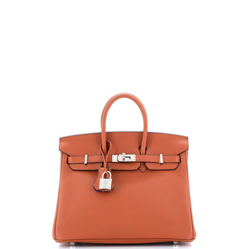 Hermes Birkin Handbag Verso Novillo with Palladium Hardware 25