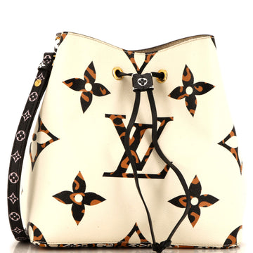 Louis Vuitton NeoNoe Handbag Limited Edition Jungle Monogram Giant