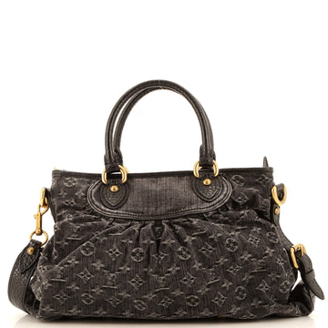 Louis Vuitton Neo Cabby Handbag Denim MM