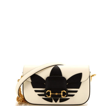 Gucci x Adidas Horsebit 1955 Shoulder Bag Leather East West