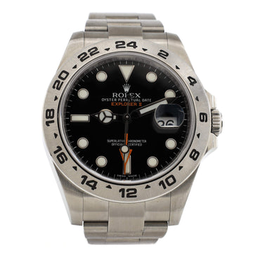 Rolex Oyster Perpetual Explorer II Automatic Watch Stainless Steel 42