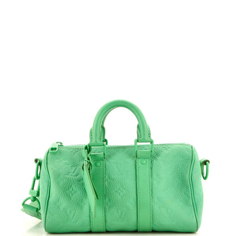 Louis Vuitton Keepall Bandouliere Bag Monogram Taurillon Leather 25