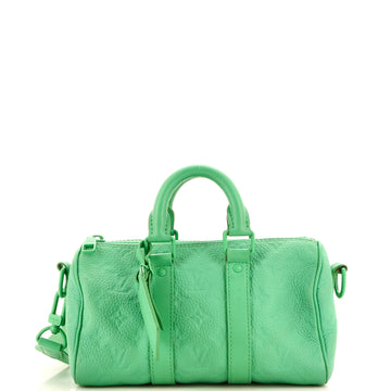 Louis Vuitton Keepall Bandouliere Bag Monogram Taurillon Leather 25