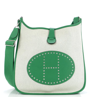Hermes Evelyne Bag Gen III Toile and Leather GM