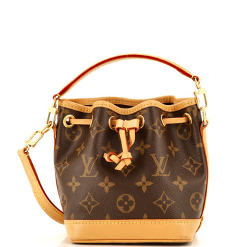Louis Vuitton Noe NM Handbag Monogram Canvas Nano