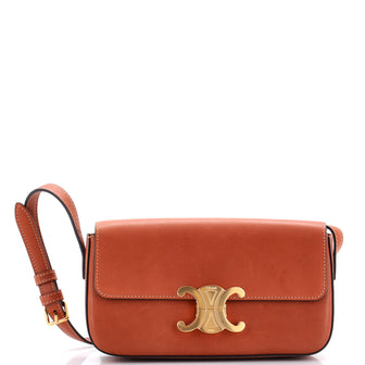 Celine Triomphe East-West Shoulder Bag Smooth Calfskin