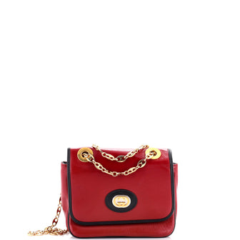 Gucci Marina Chain Flap Bag Leather Mini