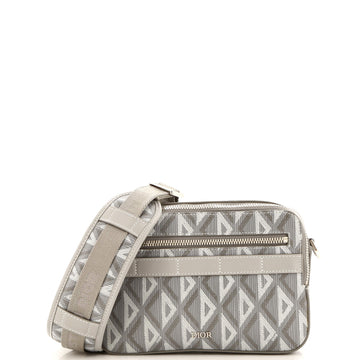 Christian Dior Safari Messenger Bag CD Diamond Coated Canvas