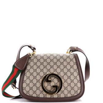 Gucci Blondie NM Top Handle Bag GG Coated Canvas Medium