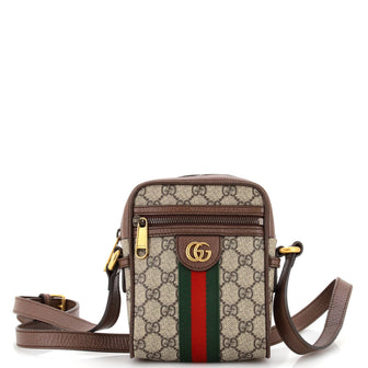 Gucci Ophidia Messenger Bag GG Coated Canvas Mini