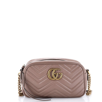 Gucci GG Marmont Shoulder Bag Matelasse Leather Small