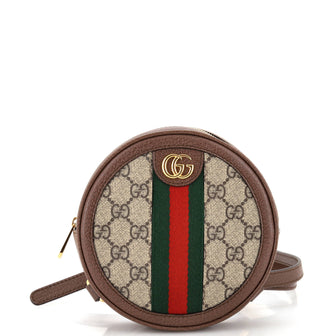 Gucci Ophidia Round Backpack GG Coated Canvas Mini