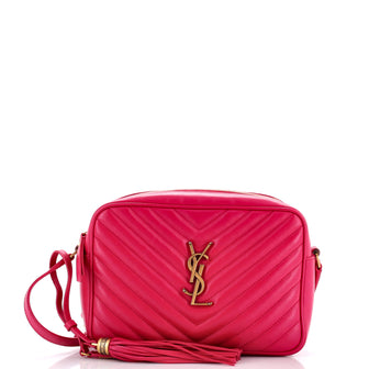 Saint Laurent Lou Camera Bag Matelasse Chevron Leather Small