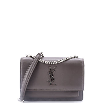 Saint Laurent Sunset Chain Wallet Leather