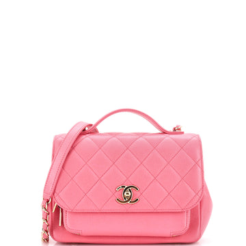 Chanel Business Affinity Flap Bag Quilted Caviar Small