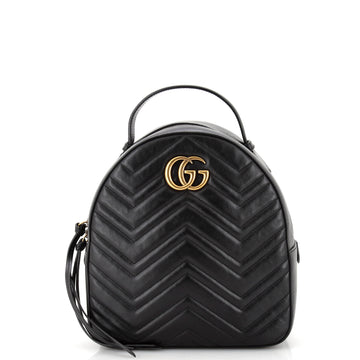Gucci GG Marmont Backpack Matelasse Leather Small