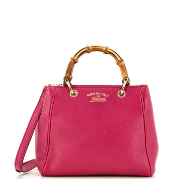 Gucci Bamboo Shopper Tote Leather Mini