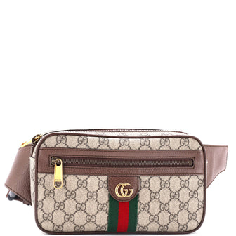 Gucci Ophidia Belt Bag GG Coated Canvas Medium