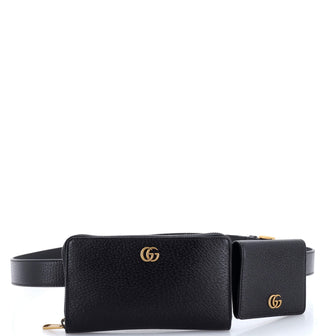 Gucci GG Marmont Double Belt Bag Leather