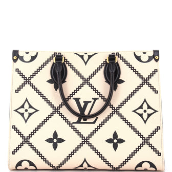 Louis Vuitton OnTheGo Tote Monogram Empreinte Giant Broderies MM
