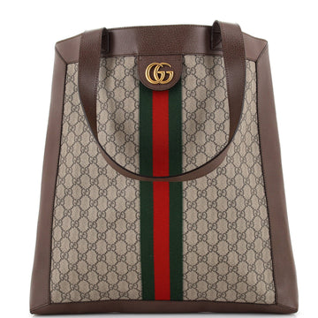 Gucci Ophidia Soft Open Tote GG Coated Canvas Large
