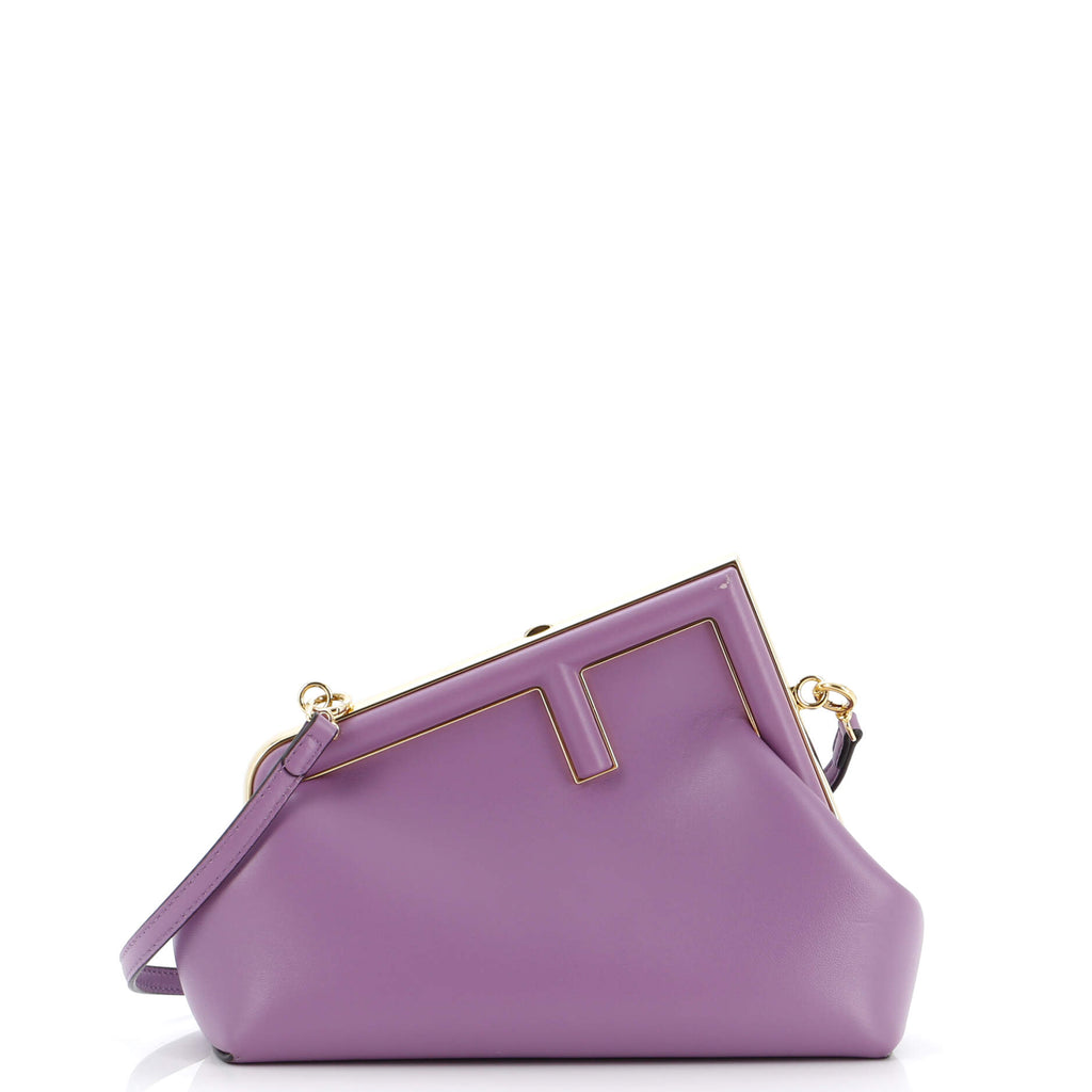 Fendi First Bag Leather Small Purple 29204327
