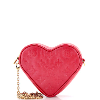 Louis Vuitton Coeur Heart on Chain Bag Monogram Embossed Lambskin