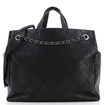 Chanel CC Pocket Tote Quilted Calfskin Medium