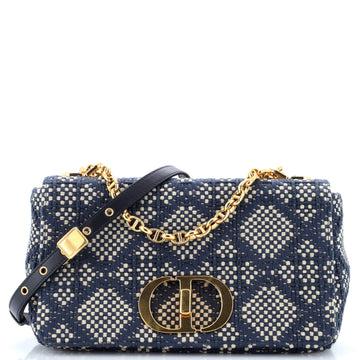 Christian Dior Caro Bag Jacquard Canvas Medium