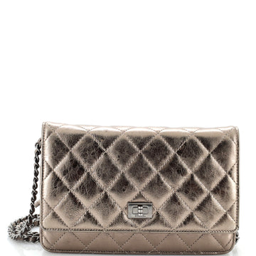 Chanel Reissue 2.55 Wallet on Chain Quilted Aged Calfskin