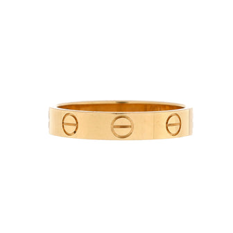 Cartier Love Wedding Band Ring 18K Yellow Gold