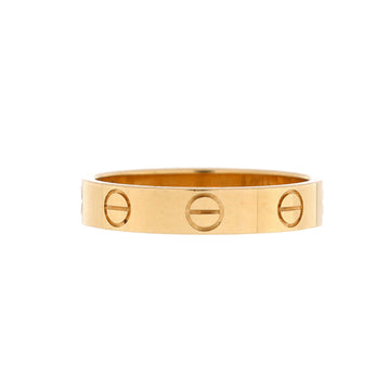 Cartier Love Wedding Band Ring 18K Yellow Gold