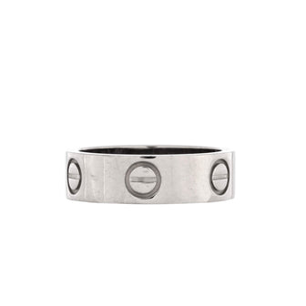Cartier Love Band Ring 18K White Gold