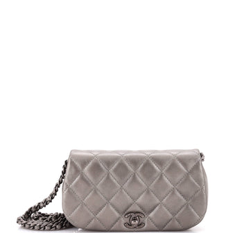 Chanel Coco Mail Clutch with Chain Quilted Calfskin