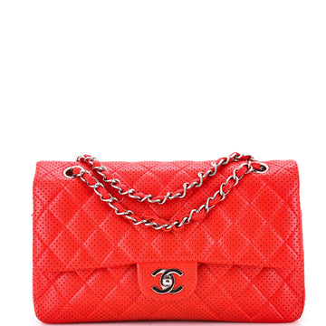 Chanel Classic Double Flap Bag Quilted Perforated Lambskin Medium