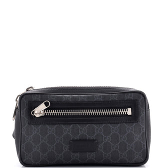 Gucci Soft Zip Belt Bag GG Coated Canvas Small