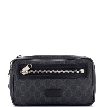 Gucci Soft Zip Belt Bag GG Coated Canvas Small