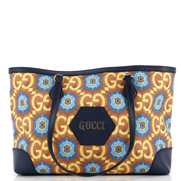Gucci 100 Ophidia Shopping Tote Limited Edition Coated Canvas Medium