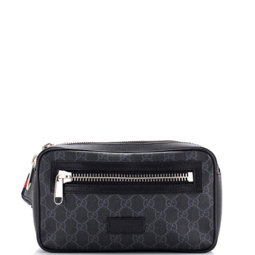 Gucci Soft Zip Belt Bag GG Coated Canvas Small