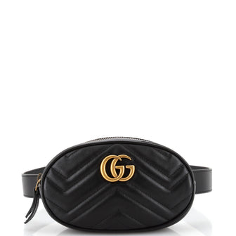 Gucci GG Marmont Belt Bag Matelasse Leather