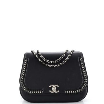 Chanel Braided Chic Flap Bag Calfskin Small